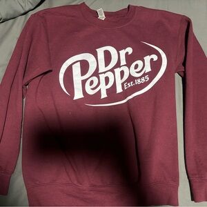 Maroon Dr Pepper Sweater